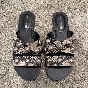 Snake Marc Fisher Studded Sandals